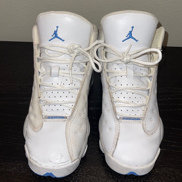 JORDAN RETRO 13 (GS) White Neutral Grey University Blue Youth Ss 5.5 - Picture 1 of 7